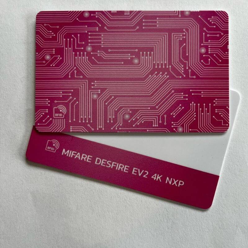 Carte RFID desfire 4k NXP évolution 2 à imprimer et fabriquer