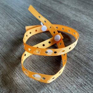 Bracelet personnalisable côtelé gros grain