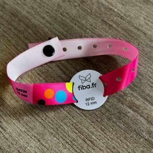 Bracelet satin 12mm avec RFID