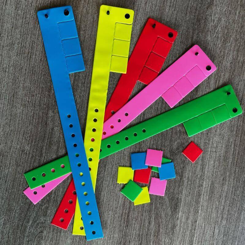 bracelet avec coupon détachable