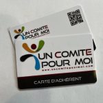 Carte de fidélité PVC avec QR code à personnaliser en France par Fiba