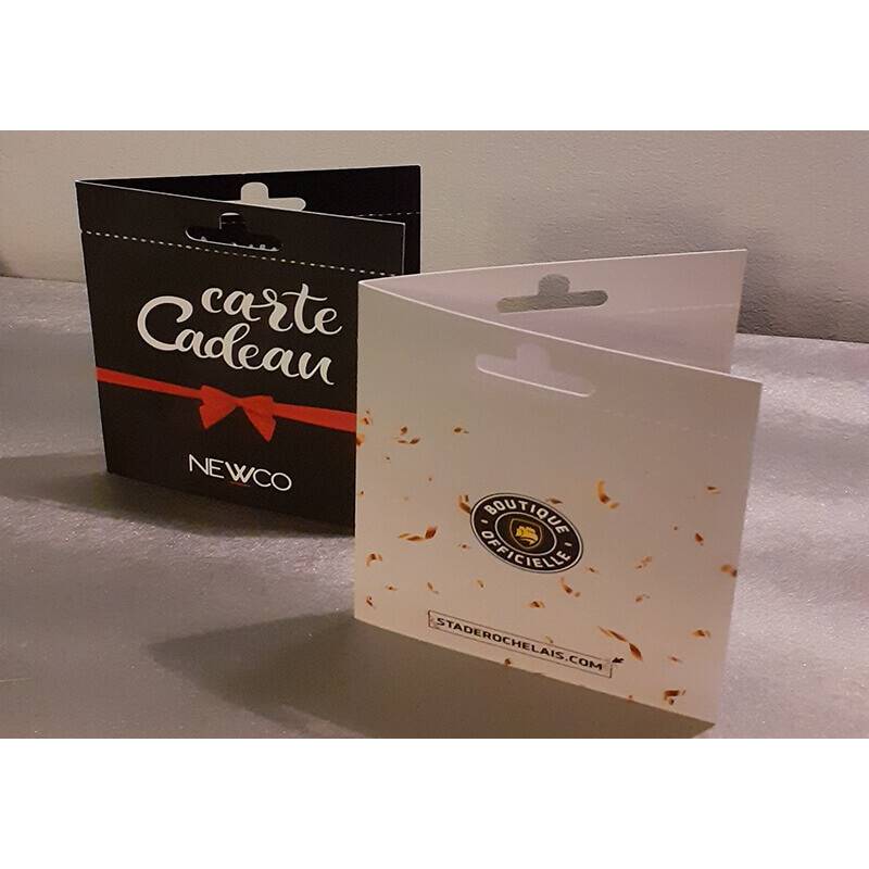 support de carte cadeau personnalisé par Fiba