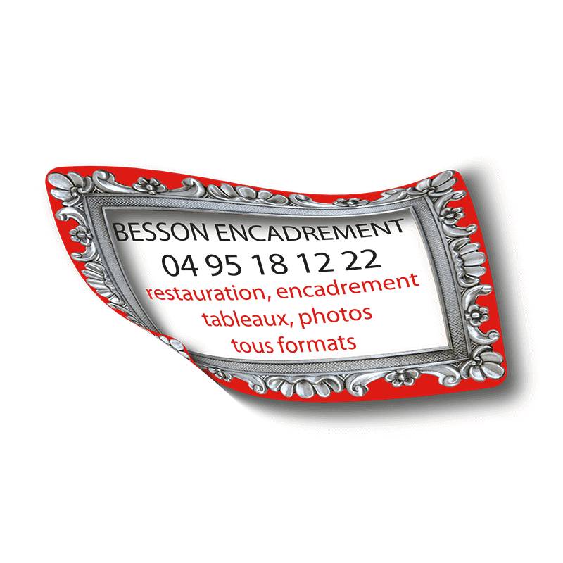 Carte de visite pvc plastique souple à personnaliser