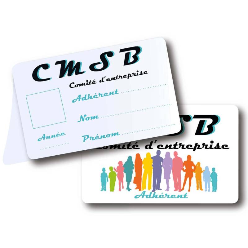 création et personnalisation de carte PVC ave overlay