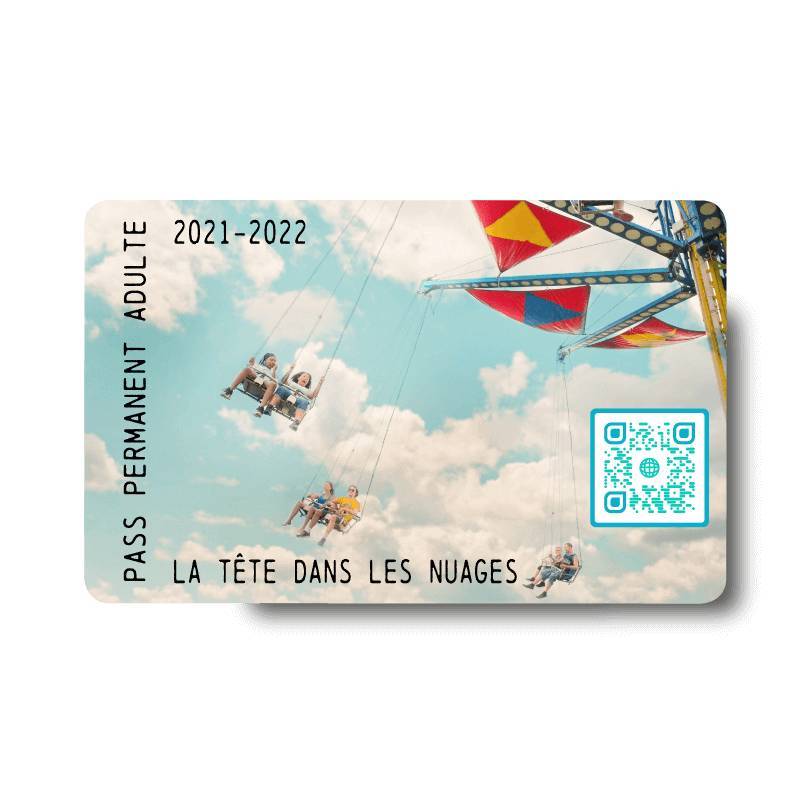 modèle de carte pvc avec qr code personnalisé par Fiba