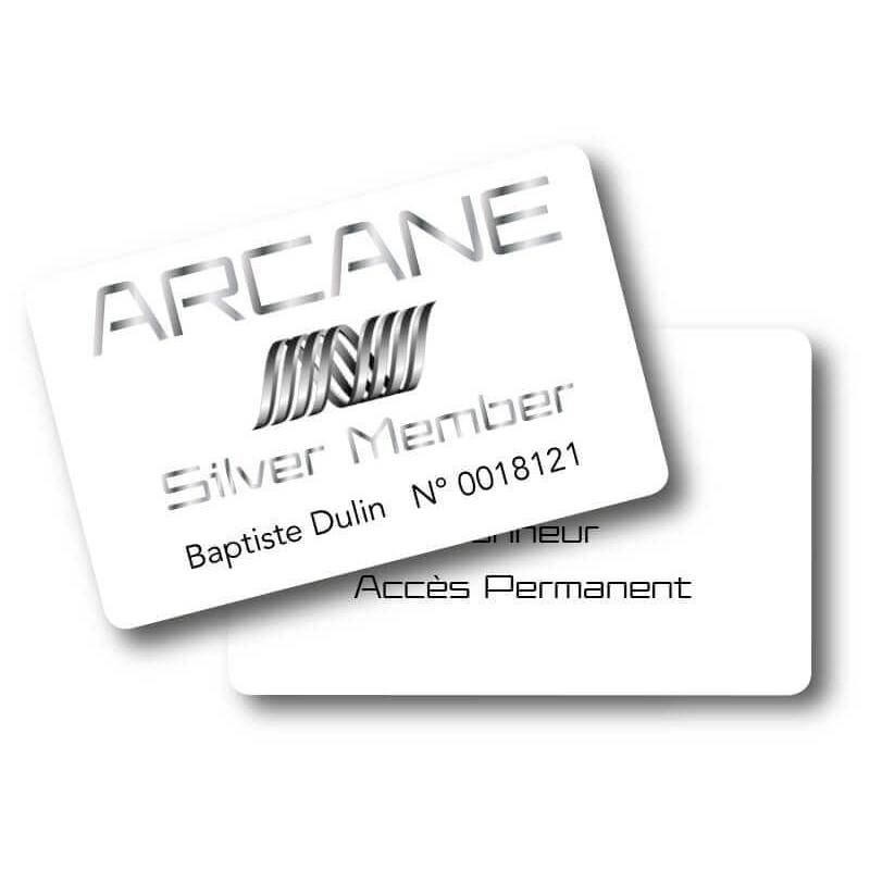 carte plastique VIP à personnaliser chez Fiba