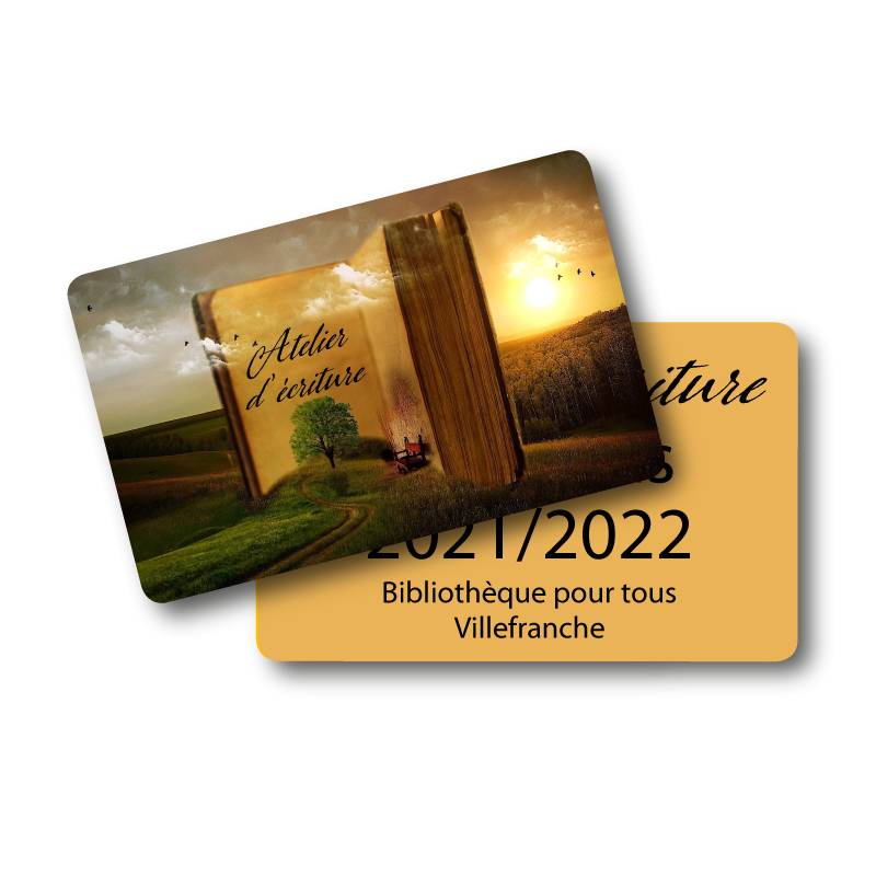 carte adhérent club association évènement