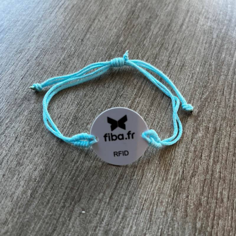 Bracelet en corde RFID