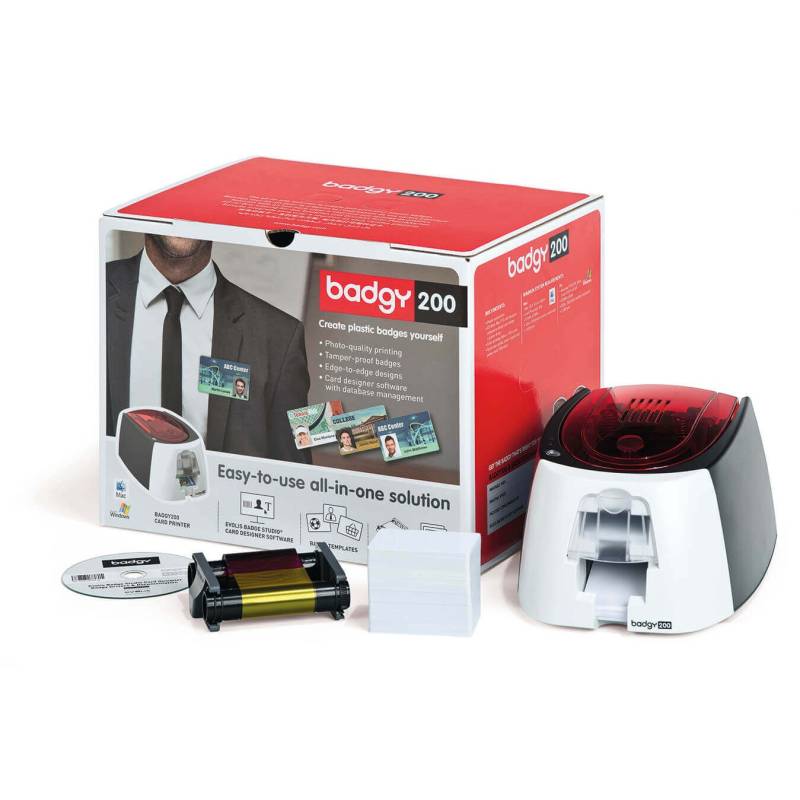 Kit imprimante badge plastique