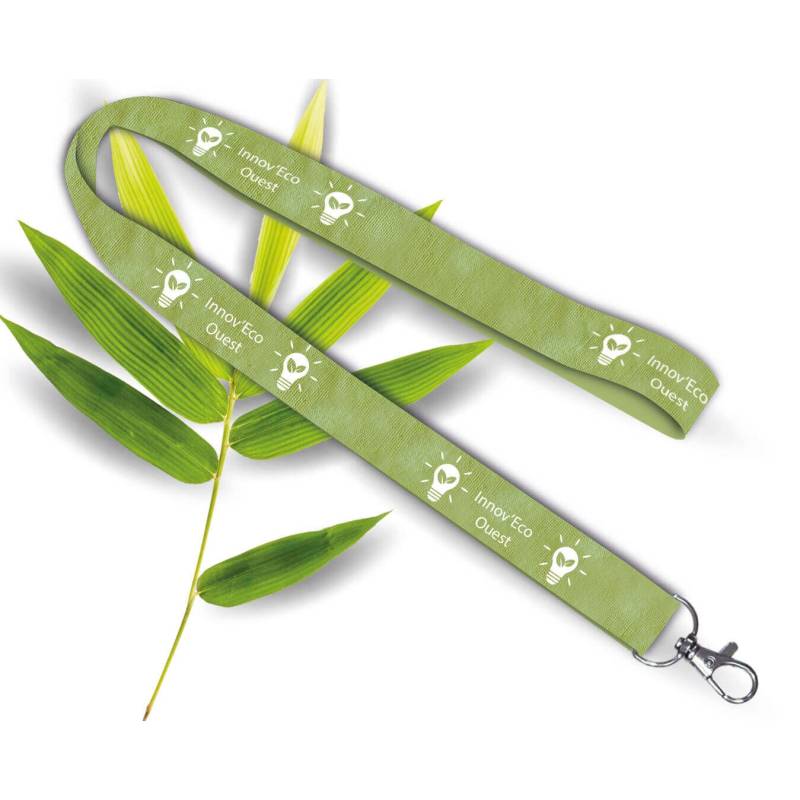 Tours de cou et lanyards éco conçus