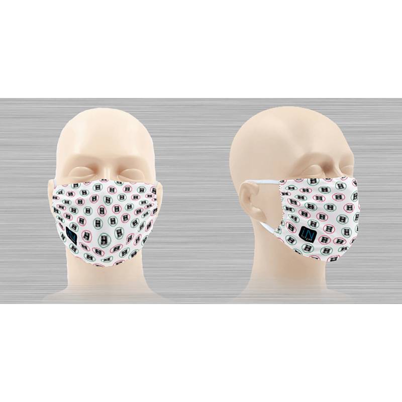 Masque tissu visage blanc personnalisé