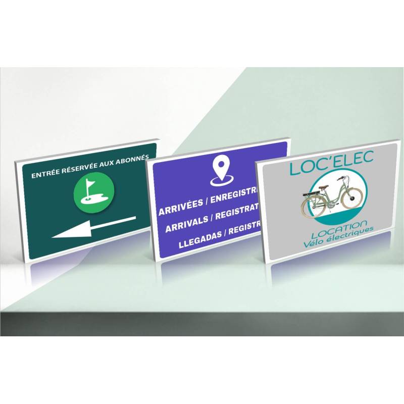 Création de panneau PVC akylux PVC forex par Fiba