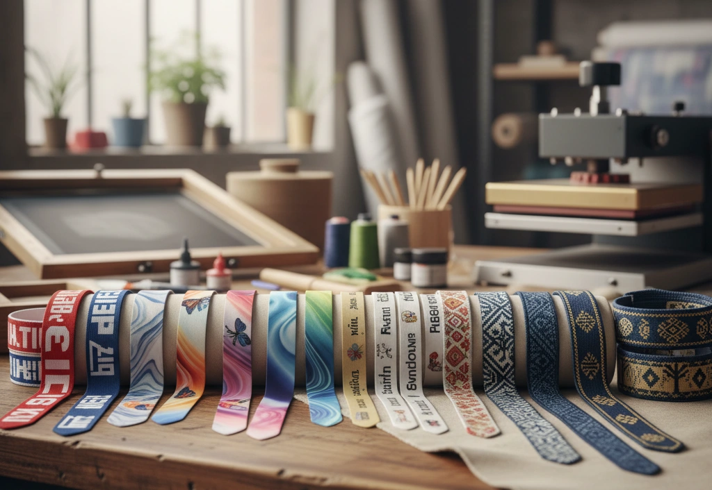 Impression textile bracelet